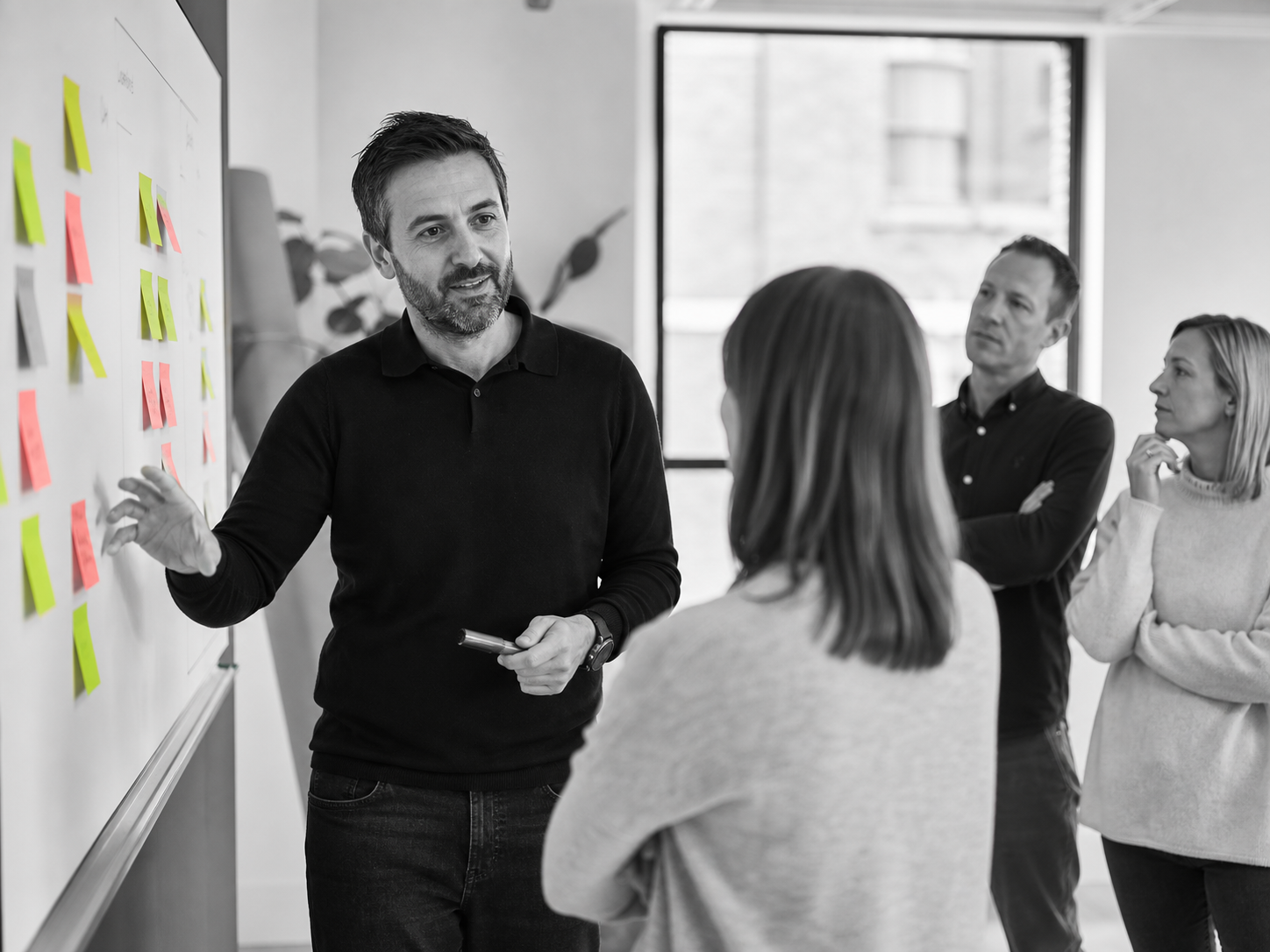 Business owners in a workshop session
