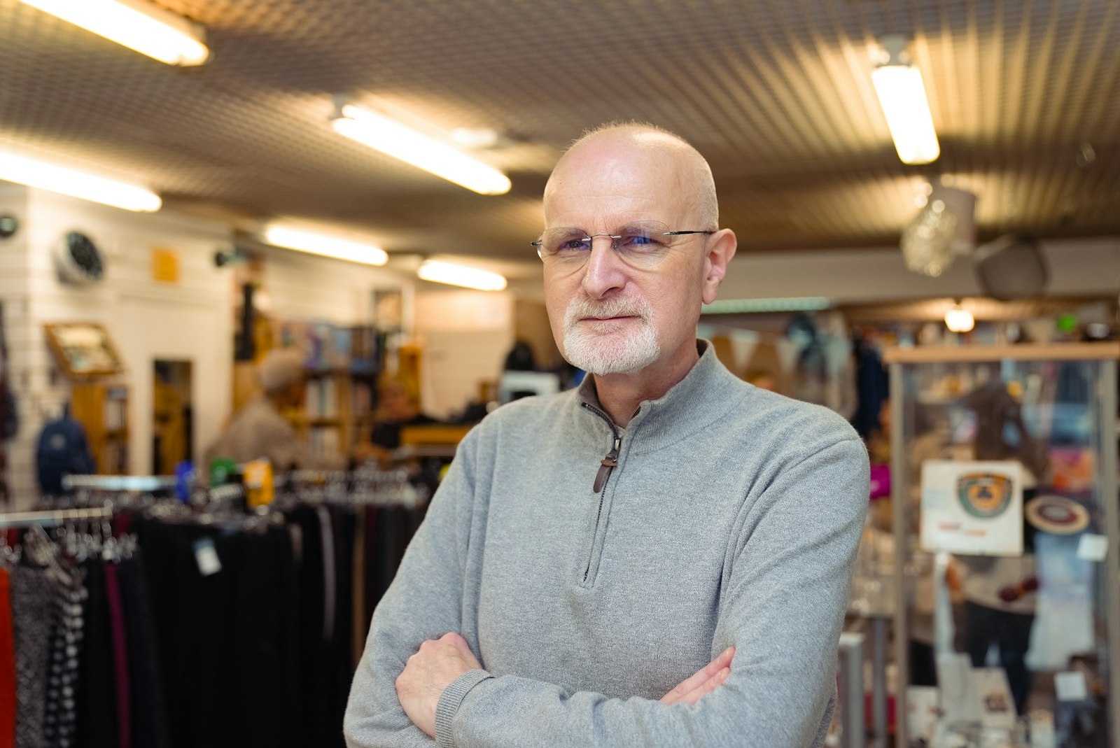 Small business owner in their shop